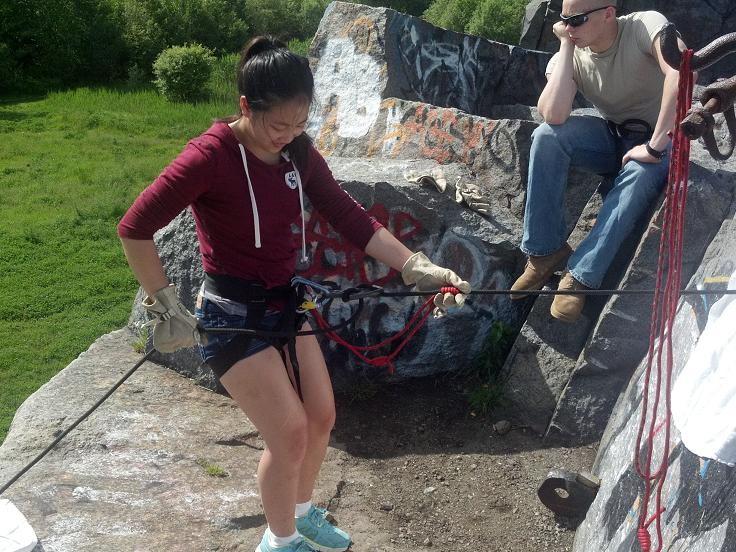 Rope Work at the Quarries